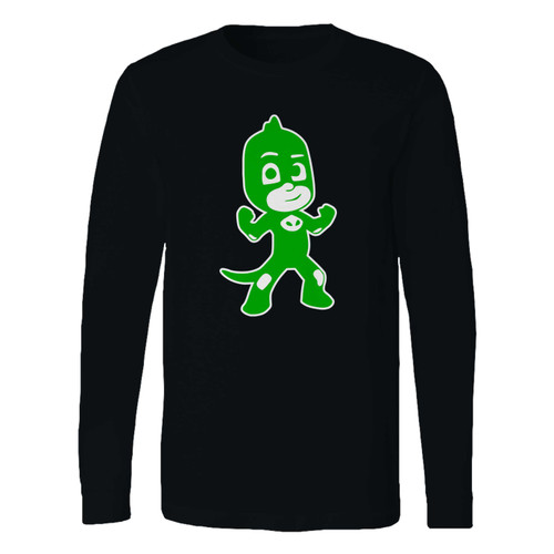 This classic fit pj masks gekko long sleeve shirt is casually elegant and very comfortable. With fine quality print to make one stand out, it's a perfect fit for every occasion.