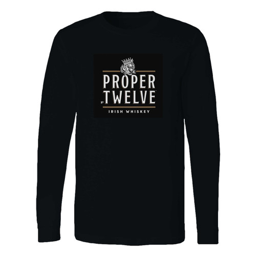 This classic fit proper twelve irish whiskey conor mcgregor fighter 1 long sleeve shirt is casually elegant and very comfortable. With fine quality print to make one stand out, it's a perfect fit for every occasion.
