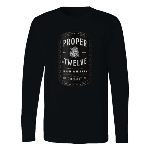 This classic fit proper twelve irish whiskey conor mcgregor long sleeve shirt is casually elegant and very comfortable. With fine quality print to make one stand out, it's a perfect fit for every occasion.