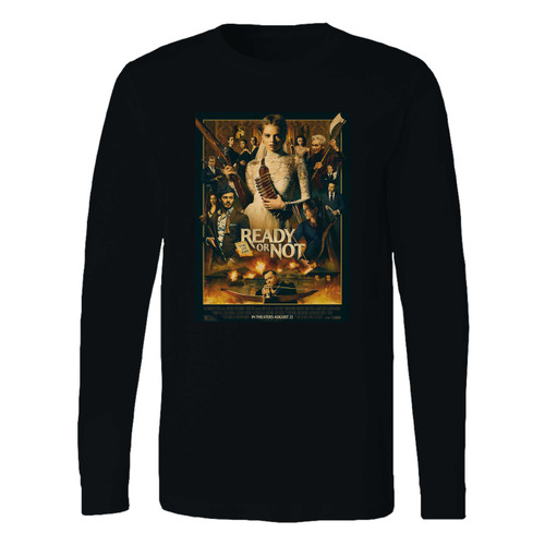 This classic fit ready or not (2019) long sleeve shirt is casually elegant and very comfortable. With fine quality print to make one stand out, it's a perfect fit for every occasion.