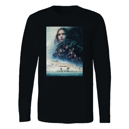 This classic fit rogue one a star wars story movie long sleeve shirt is casually elegant and very comfortable. With fine quality print to make one stand out, it's a perfect fit for every occasion.