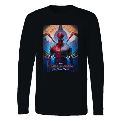 This classic fit spider-man far from home movie long sleeve shirt is casually elegant and very comfortable. With fine quality print to make one stand out, it's a perfect fit for every occasion.