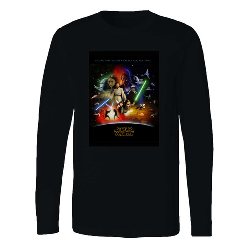 This classic fit star wars saga 2019 long sleeve shirt is casually elegant and very comfortable. With fine quality print to make one stand out, it's a perfect fit for every occasion.