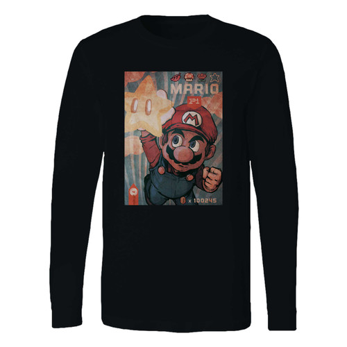 This classic fit super mario bros inspired long sleeve shirt is casually elegant and very comfortable. With fine quality print to make one stand out, it's a perfect fit for every occasion.