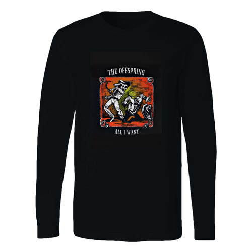 This classic fit the offspring all i want long sleeve shirt is casually elegant and very comfortable. With fine quality print to make one stand out, it's a perfect fit for every occasion.