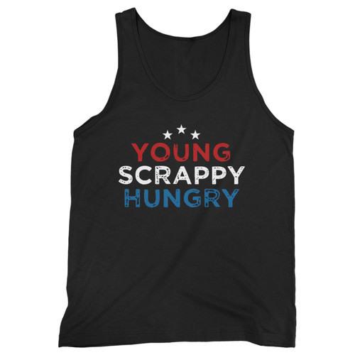 Our cotton young scrappy hungry men tank top is perfect for those intense workouts in the gym, at practice or pickup games. Our cotton young scrappy hungry men tank top is perfect for those intense workouts in the gym, at practice or pickup games.