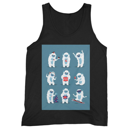 Our cotton abominable cute yeti men tank top is perfect for those intense workouts in the gym, at practice or pickup games.