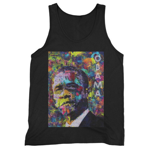 Our cotton barack obama color art men tank top is perfect for those intense workouts in the gym, at practice or pickup games.