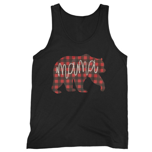Our cotton buffalo plaid mama bear men tank top is perfect for those intense workouts in the gym, at practice or pickup games.