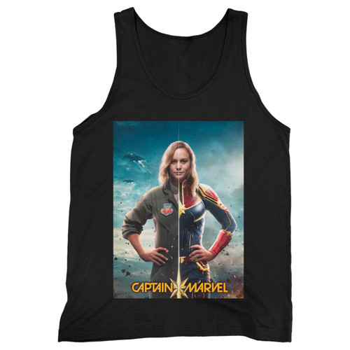Our cotton captain marvel pilot men tank top is perfect for those intense workouts in the gym, at practice or pickup games.