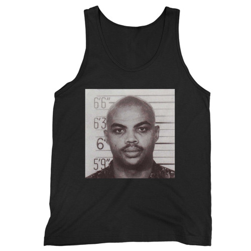 Our cotton charles barkley mugshot men tank top is perfect for those intense workouts in the gym, at practice or pickup games.
