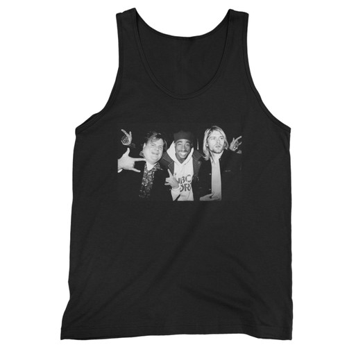 Our cotton chris farley kurt cobain 2pac tupac hanging out men tank top is perfect for those intense workouts in the gym, at practice or pickup games.