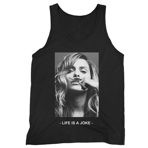Our cotton clara morgane eleven paris life is a joke moustache men tank top is perfect for those intense workouts in the gym, at practice or pickup games.