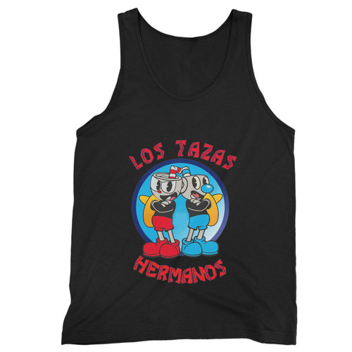 Our cotton cuphead mugman los pollos men tank top is perfect for those intense workouts in the gym, at practice or pickup games. Our cotton cuphead mugman los pollos men tank top is perfect for those intense workouts in the gym, at practice or pickup games.