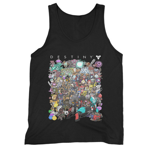 Our cotton destiny all character men tank top is perfect for those intense workouts in the gym, at practice or pickup games.