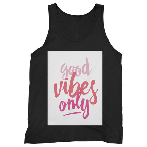 Our cotton good vibes only men tank top is perfect for those intense workouts in the gym, at practice or pickup games.