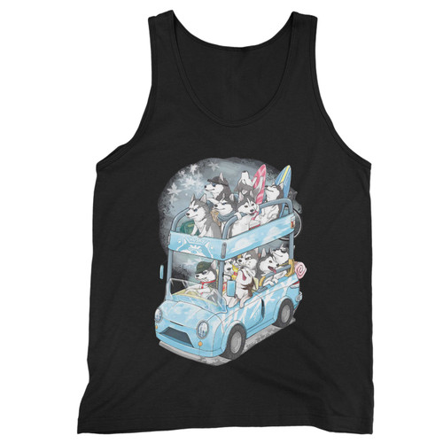 Our cotton husky family men tank top is perfect for those intense workouts in the gym, at practice or pickup games.