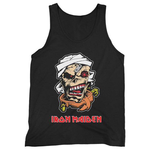 Our cotton iron maiden men tank top is perfect for those intense workouts in the gym, at practice or pickup games.