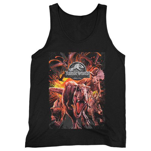Our cotton jurassic world movie men tank top is perfect for those intense workouts in the gym, at practice or pickup games.