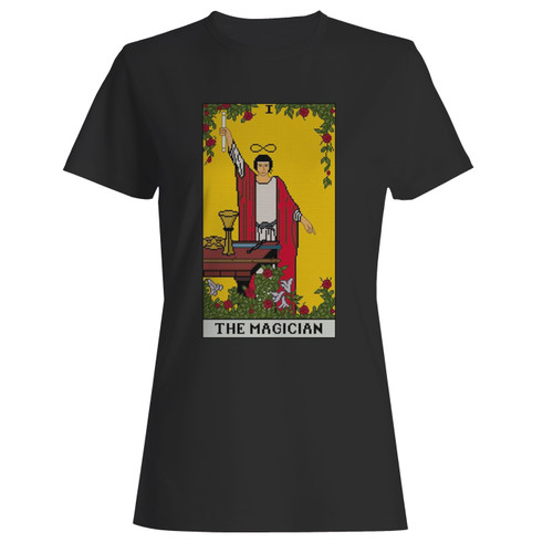 These are the magician tarot card women t shirt that are cute tied to the side or paired with a cardigan or jacket for a more styled look. So comfy and classic, they are sure to make your vacation extra magical.