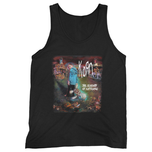 Our cotton korn the serenity of suffering men tank top is perfect for those intense workouts in the gym, at practice or pickup games.