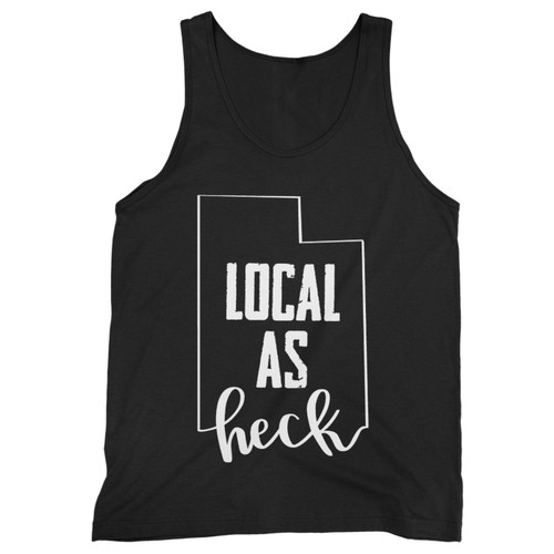Our cotton local as heck men tank top is perfect for those intense workouts in the gym, at practice or pickup games.