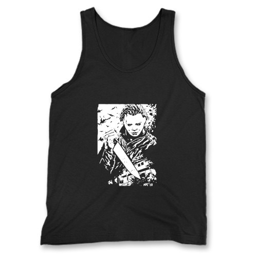 Our cotton michael myers inspired men tank top is perfect for those intense workouts in the gym, at practice or pickup games.