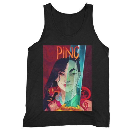 Our cotton mulan face illustration men tank top is perfect for those intense workouts in the gym, at practice or pickup games.