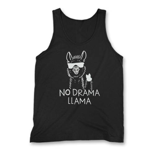 Our cotton no drama llama inspired men tank top is perfect for those intense workouts in the gym, at practice or pickup games.