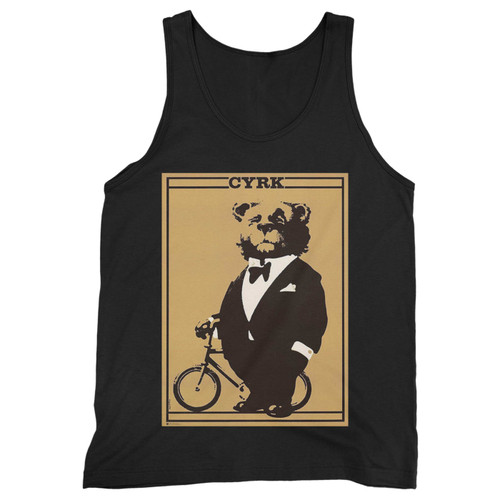 Our cotton polish circus bear in tuxedo men tank top is perfect for those intense workouts in the gym, at practice or pickup games.