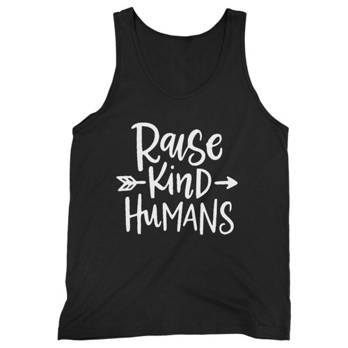 Our cotton raise kind humans men tank top is perfect for those intense workouts in the gym, at practice or pickup games.