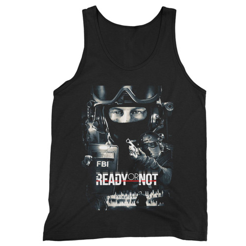 Our cotton ready or not men tank top is perfect for those intense workouts in the gym, at practice or pickup games.