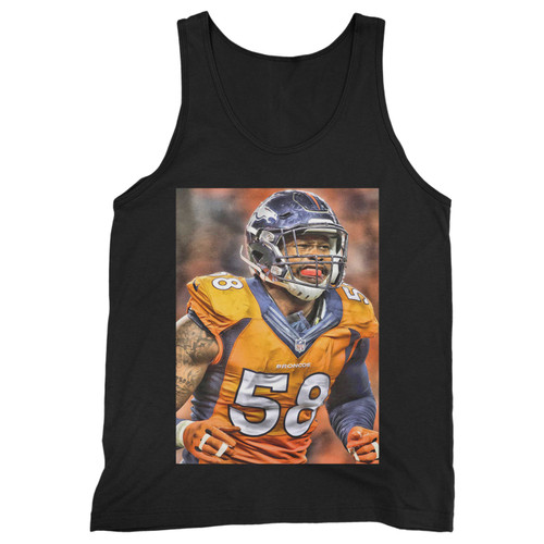 Our cotton von miller broncos men tank top is perfect for those intense workouts in the gym, at practice or pickup games.
