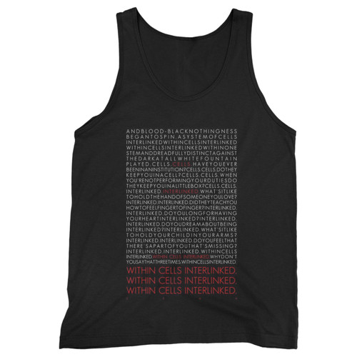 Our cotton within cells interlinked blade runner men tank top is perfect for those intense workouts in the gym, at practice or pickup games.