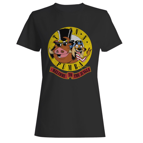 These are timon & pumba welcome to the jungle lion king guns n roses parody free delivery wsn89 women t shirt that are cute tied to the side or paired with a cardigan or jacket for a more styled look. So comfy and classic, they are sure to make your vacation extra magical.