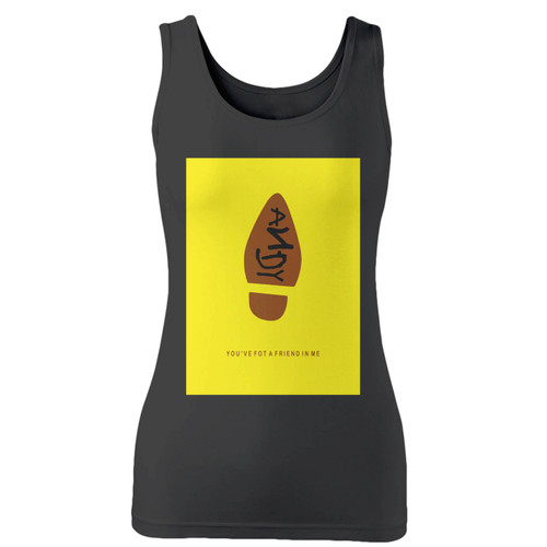 High quality print of this slim fit you've got a friend in me women tank top will turn heads. And bystanders won't be disappointed - the racerback cut looks good one any woman's shoulders. High quality print of this slim fit you've got a friend in me women tank top will turn heads. And bystanders won't be disappointed - the racerback cut looks good one any woman's shoulders.