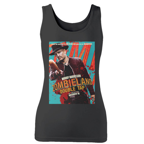 High quality print of this slim fit zombieland double tap woody harrelson women tank top will turn heads. And bystanders won't be disappointed - the racerback cut looks good one any woman's shoulders. High quality print of this slim fit zombieland double tap woody harrelson women tank top will turn heads. And bystanders won't be disappointed - the racerback cut looks good one any woman's shoulders.