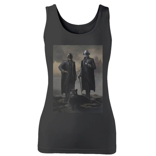 High quality print of this slim fit aft punk the weeknd starboy metallic hot rap music women tank top will turn heads. And bystanders won't be disappointed - the racerback cut looks good one any woman's shoulders.