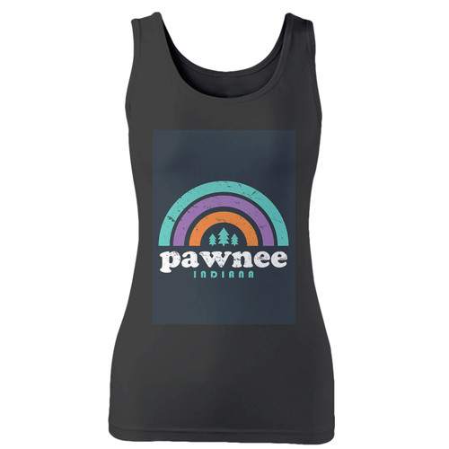 High quality print of this slim fit americas favorite town women tank top will turn heads. And bystanders won't be disappointed - the racerback cut looks good one any woman's shoulders.