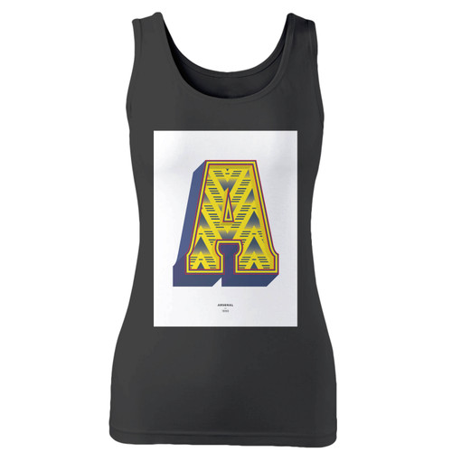 High quality print of this slim fit arsenal pattern design women tank top will turn heads. And bystanders won't be disappointed - the racerback cut looks good one any woman's shoulders. High quality print of this slim fit arsenal pattern design women tank top will turn heads. And bystanders won't be disappointed - the racerback cut looks good one any woman's shoulders.