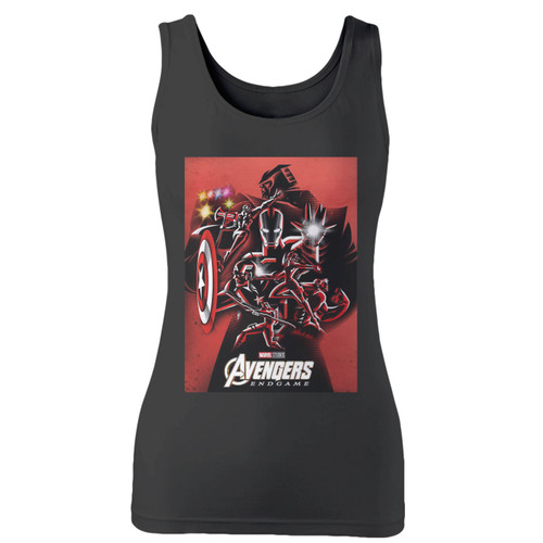 High quality print of this slim fit avengers endgame movie inspired women tank top will turn heads. And bystanders won't be disappointed - the racerback cut looks good one any woman's shoulders.