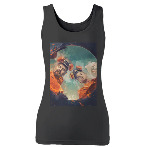 High quality print of this slim fit breaking bad sulfuric women tank top will turn heads. And bystanders won't be disappointed - the racerback cut looks good one any woman's shoulders.