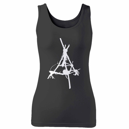 High quality print of this slim fit devil trap true detective women tank top will turn heads. And bystanders won't be disappointed - the racerback cut looks good one any woman's shoulders. High quality print of this slim fit devil trap true detective women tank top will turn heads. And bystanders won't be disappointed - the racerback cut looks good one any woman's shoulders.