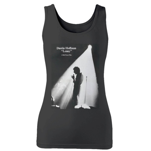 High quality print of this slim fit dustin hoffman lenny women tank top will turn heads. And bystanders won't be disappointed - the racerback cut looks good one any woman's shoulders.