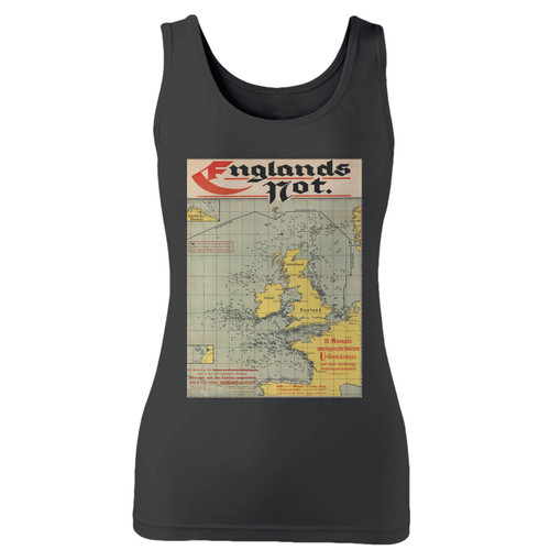 High quality print of this slim fit first world war german women tank top will turn heads. And bystanders won't be disappointed - the racerback cut looks good one any woman's shoulders.