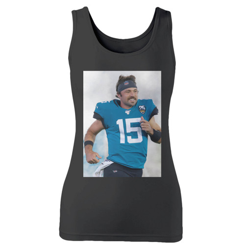 High quality print of this slim fit gardner minshew jaguars women tank top will turn heads. And bystanders won't be disappointed - the racerback cut looks good one any woman's shoulders.