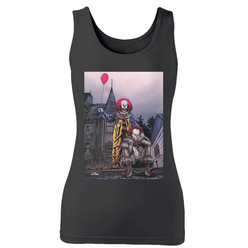 High quality print of this slim fit it horror old and new women tank top will turn heads. And bystanders won't be disappointed - the racerback cut looks good one any woman's shoulders.