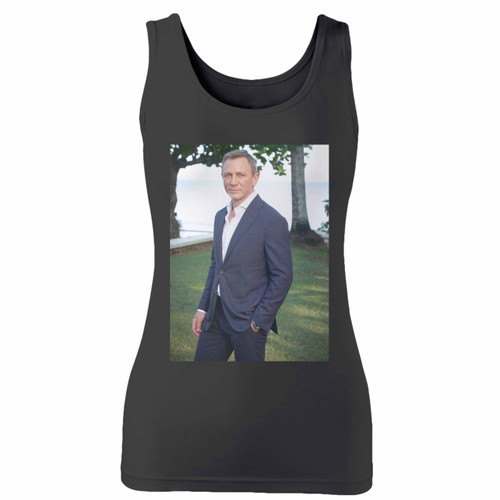 High quality print of this slim fit james bond women tank top will turn heads. And bystanders won't be disappointed - the racerback cut looks good one any woman's shoulders.