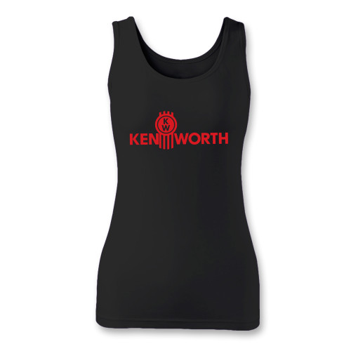 High quality print of this slim fit kenworth trucks kw logo women tank top will turn heads. And bystanders won't be disappointed - the racerback cut looks good one any woman's shoulders.