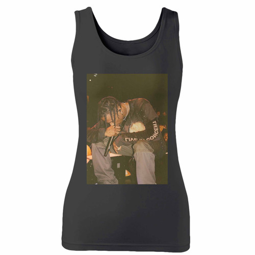 High quality print of this slim fit la flame in 2019 travis scott women tank top will turn heads. And bystanders won't be disappointed - the racerback cut looks good one any woman's shoulders.